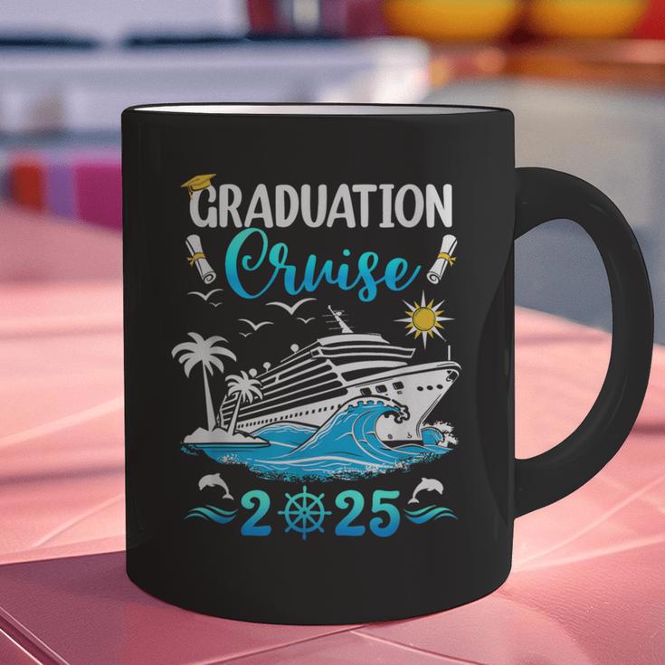 Class Of 2025 Graduation Cruise Senior Graduates Vacation Graphic Print Coffee Mug