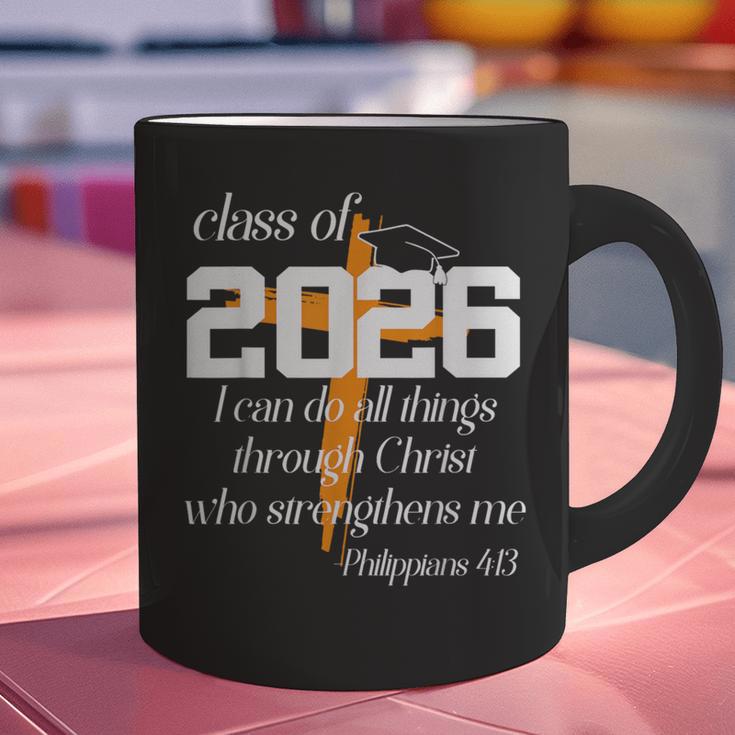 Class Of 2026 Christian Graduation Senior Graduate Graphic Print Coffee Mug