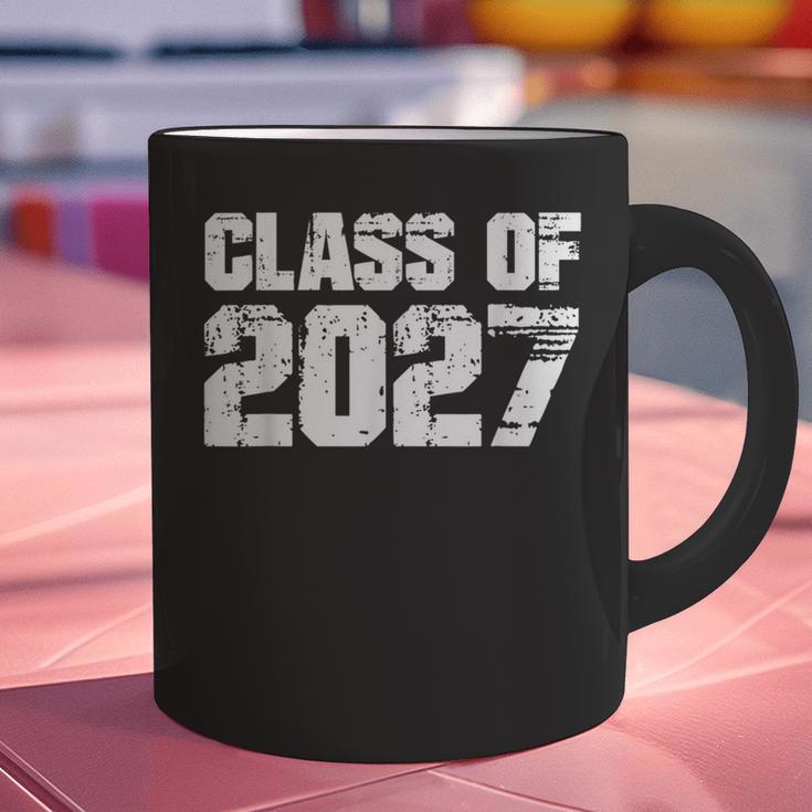 Class Of 2027 High School College Graduation Reunion T-Shirt Graphic Print Coffee Mug