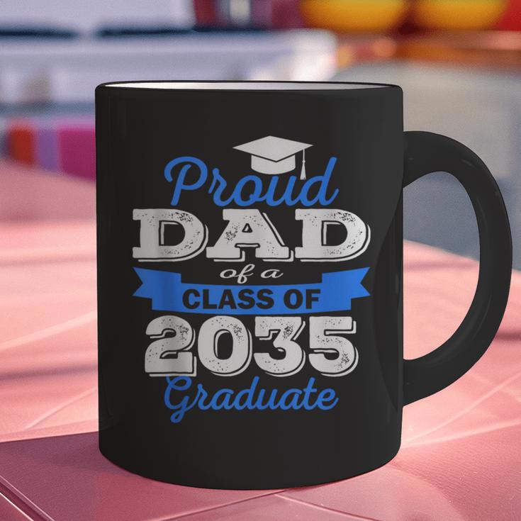 Class Of 2035 Graduation Parents Of Kindergarten Kid Dad Mom Graphic Print Coffee Mug