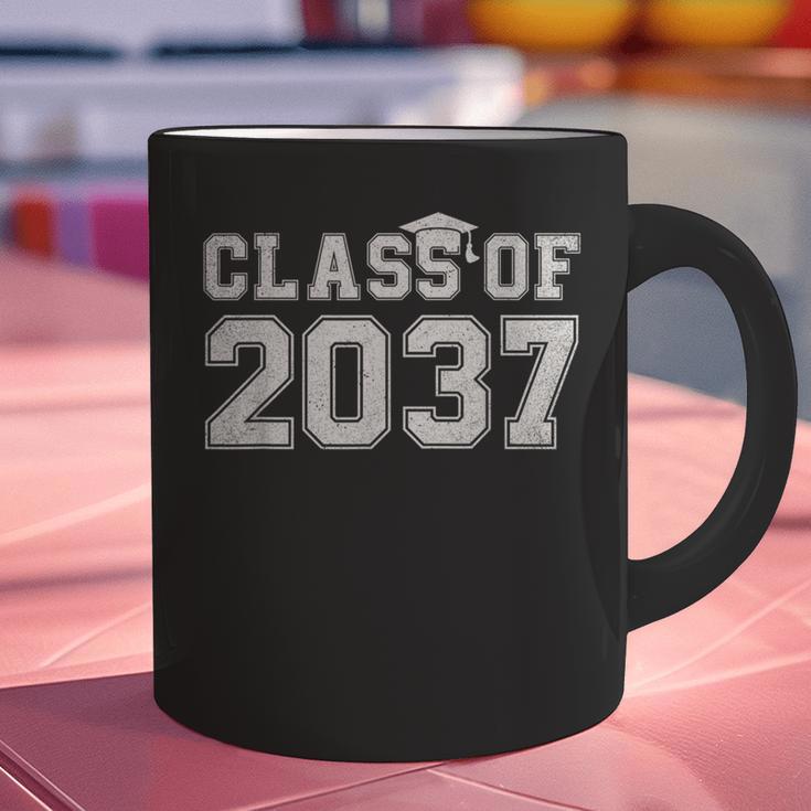 Class Of 2037 Kindergarten To Graduation First Day Of School Graphic Print Coffee Mug
