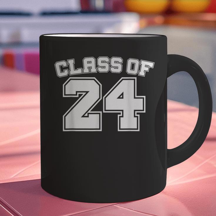 Class Of 24 2024 School Tee Shirt Graduation Class Party Graphic Print Coffee Mug