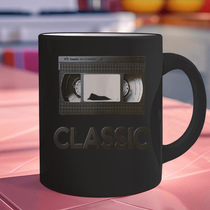 Classic VHS Tape Nostalgia Retro Graphic Print Coffee Mug
