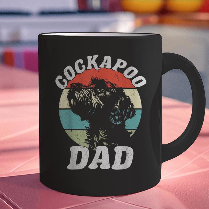 Cockapoo Dad Dog Father's Day Vintage Pet Men Women Kids Graphic Print Coffee Mug