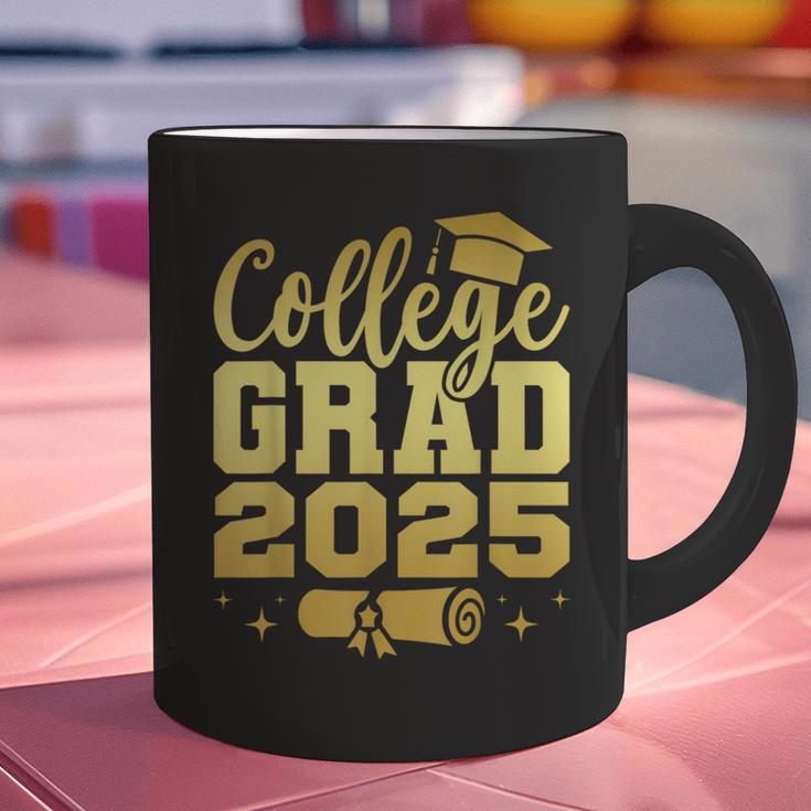 College Grad Class Of 2025 Senior Graduate Graduation Graphic Print Coffee Mug