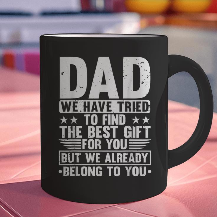 Cool Dad Art For Father Dad Stepfather From Son Daughter Graphic Print Coffee Mug