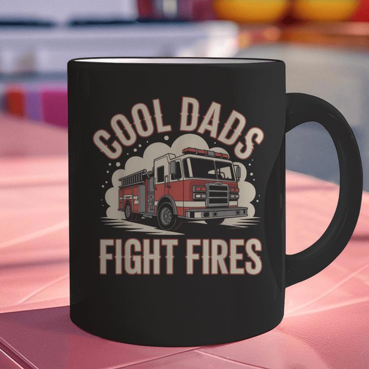 Cool Dads Fight Fire Firefighter Graphic Print Coffee Mug