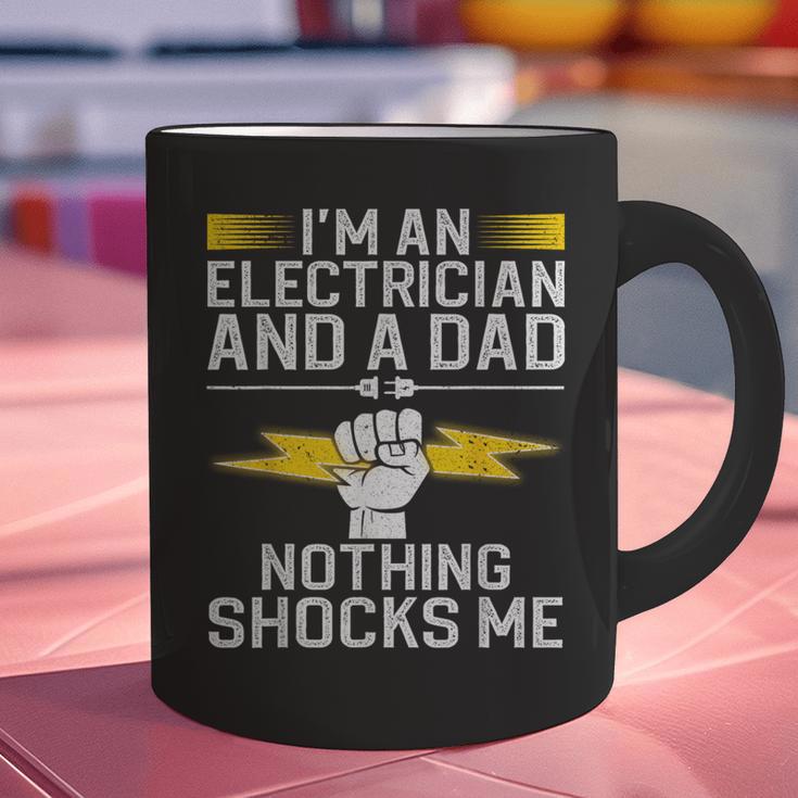 Cool Electrician For Men Dad Professional Electrician Graphic Print Coffee Mug