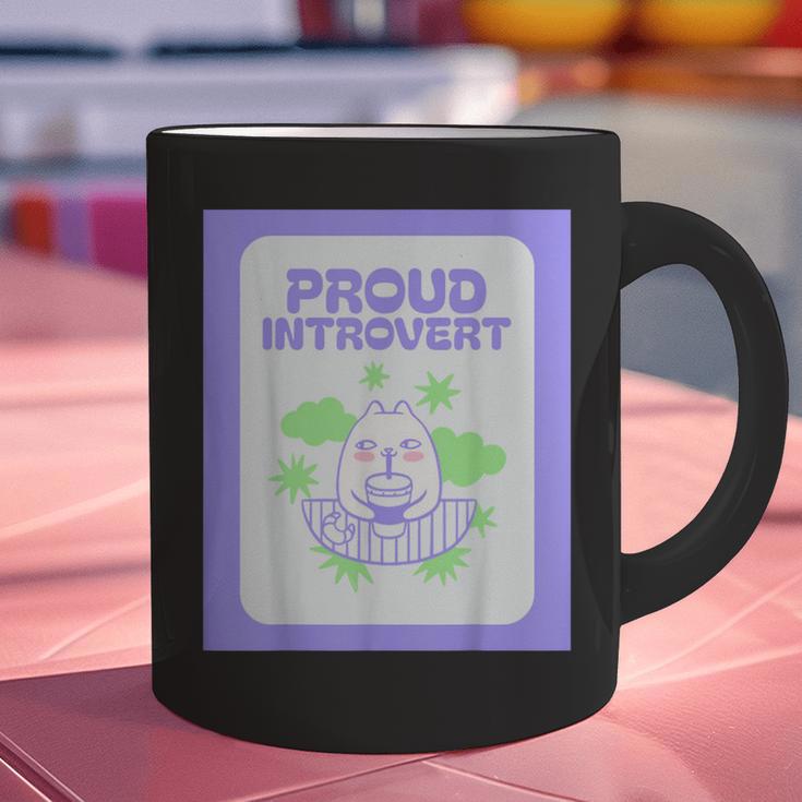 Cool Fun Cute Proud Introvert Cat Character For Men Women Graphic Print Coffee Mug Cool Fun Cute Proud Introvert Cat Character For Men Women Graphic Print Coffee Mug