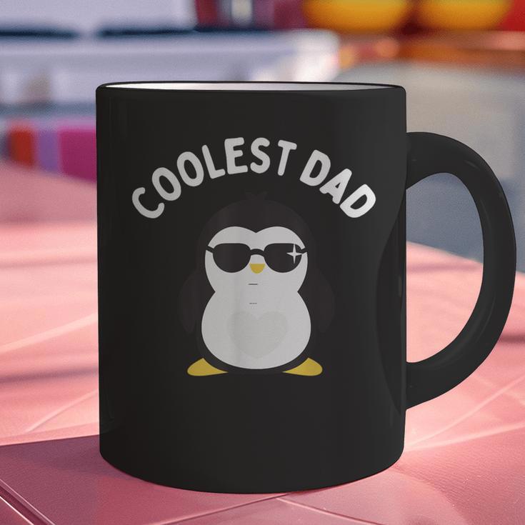 The Coolest Dad Cool Penguin By Dangerous Dad Graphic Print Coffee Mug The Coolest Dad Cool Penguin By Dangerous Dad Graphic Print Coffee Mug