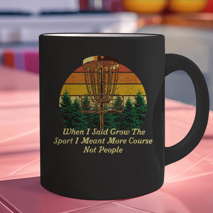 More Course Not People Disc Golf Introvert Golfer Antisocial Graphic Print Coffee Mug