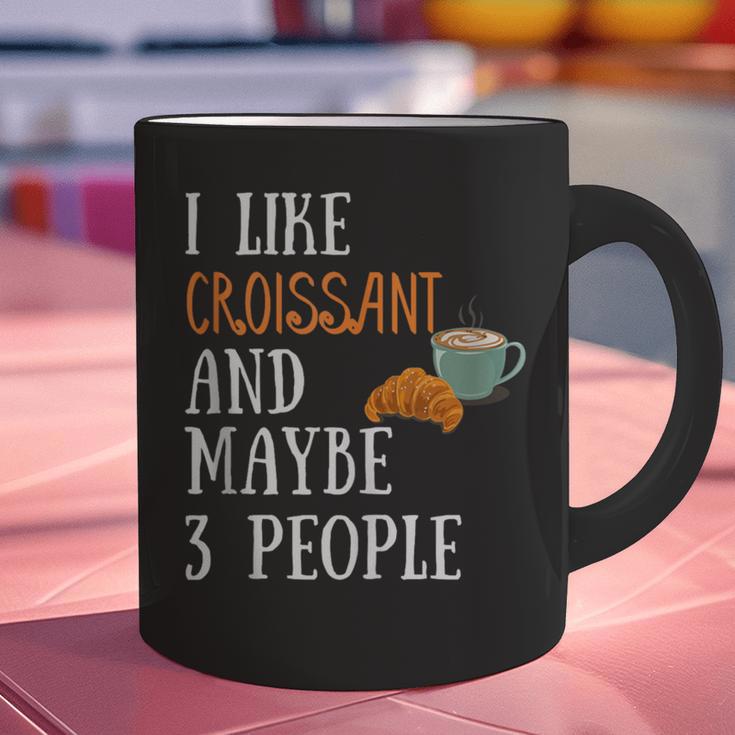 I Like Croissant And Maybe 3 People Baking Introvert Foodie Graphic Print Coffee Mug