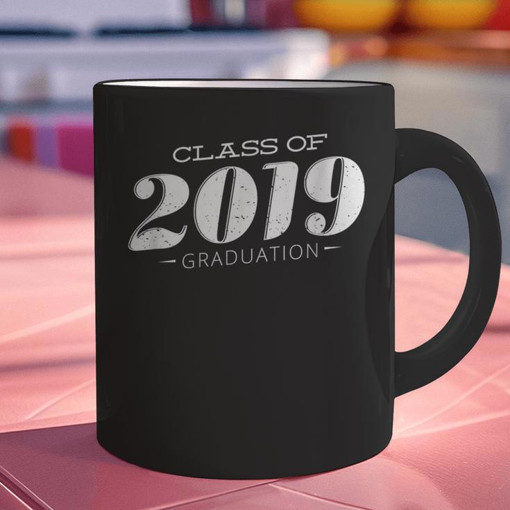 Cute Class Of 2019 Distressed Senior Graduation 2019 Graphic Print Coffee Mug
