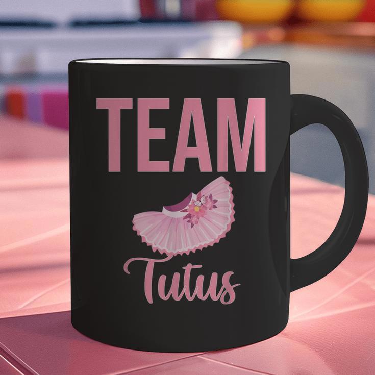 Cute Team Tutus Gender Reveal For Mom And Dad Graphic Print Coffee Mug