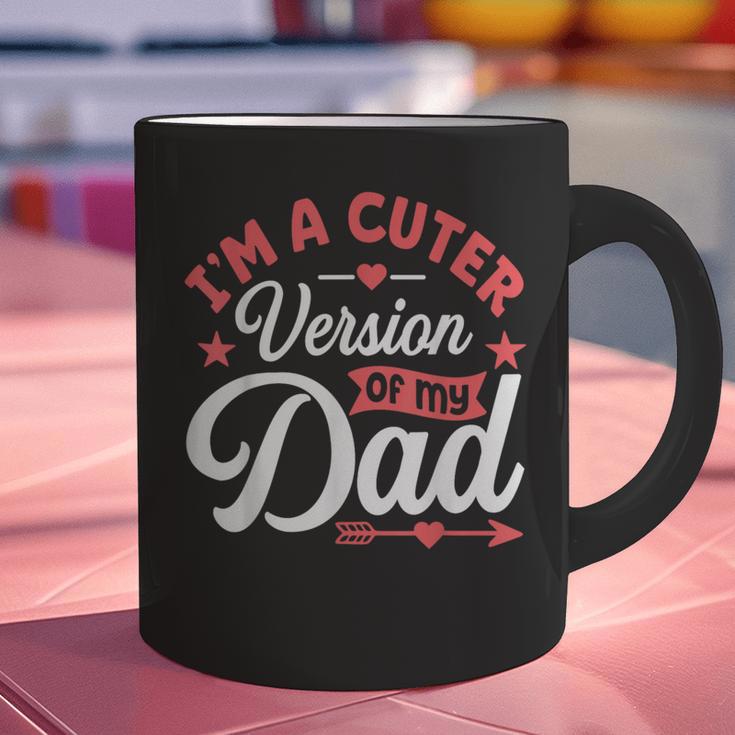 Cuter Version Of Dad Cute Kid Boy Girl Proud New Dad Graphic Print Coffee Mug