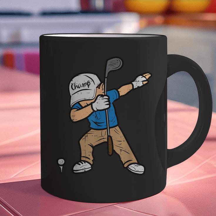 Dabbing Golfer Golfing Golfer Dad Men Boys Kids Youth Graphic Print Coffee Mug