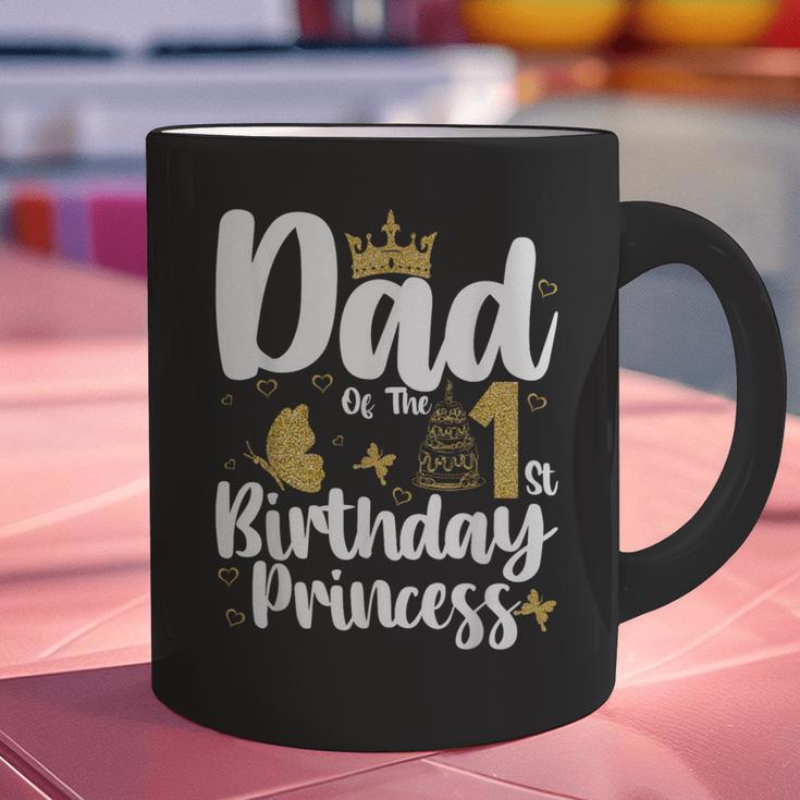 Dad Of The 1st Birthday Princess Girl 1 Years Old B-Day Graphic Print Coffee Mug Dad Of The 1st Birthday Princess Girl 1 Years Old B-Day Graphic Print Coffee Mug