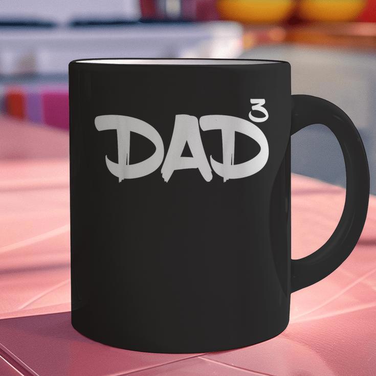 Dad 3 Kids 3rd Pregnancy Announcement Third Baby Tshirt Graphic Print Coffee Mug