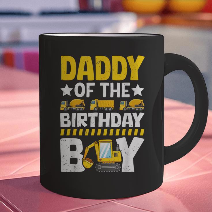 Dad Of The Birthday Boy Construction Theme Party Matching Graphic Print Coffee Mug Dad Of The Birthday Boy Construction Theme Party Matching Graphic Print Coffee Mug