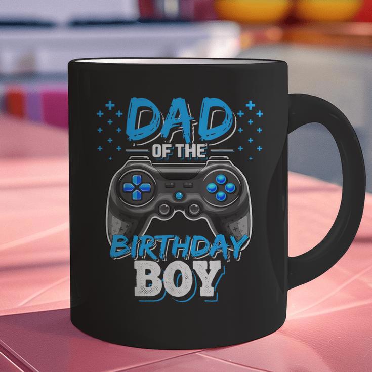 Dad Of The Birthday Boy Matching Video Gamer Birthday Party Graphic Print Coffee Mug