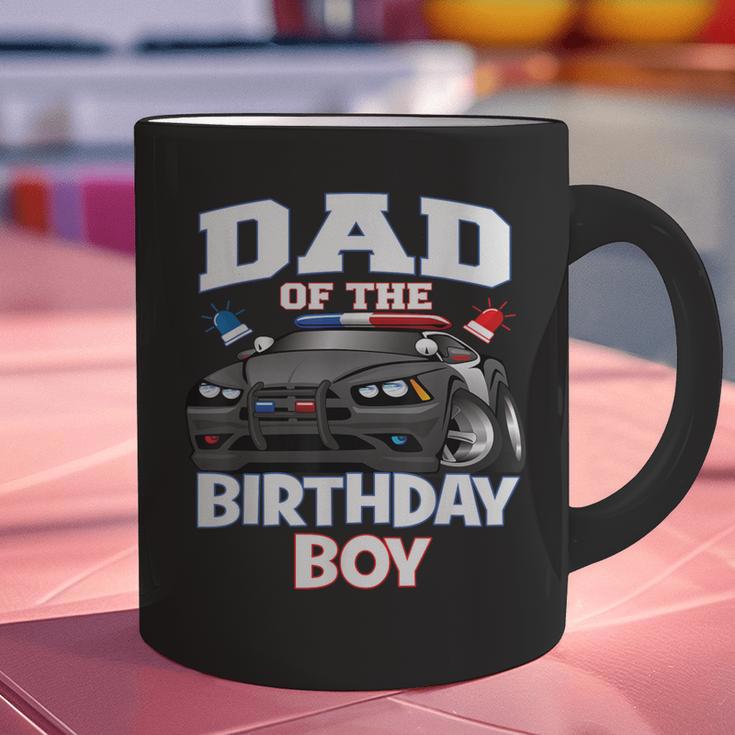 Dad Of The Birthday Boy Policeman Officer Party Graphic Print Coffee Mug