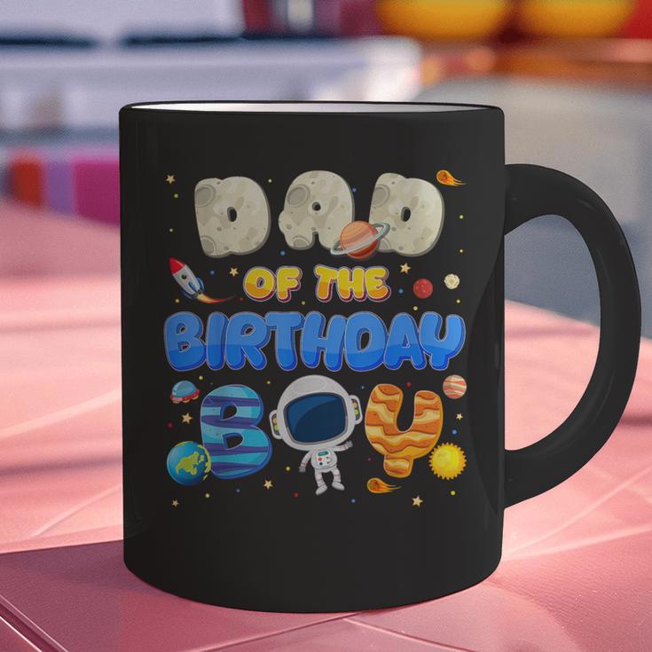 Dad Of The Birthday Boy Two The Moon Space Family Matching Graphic Print Coffee Mug