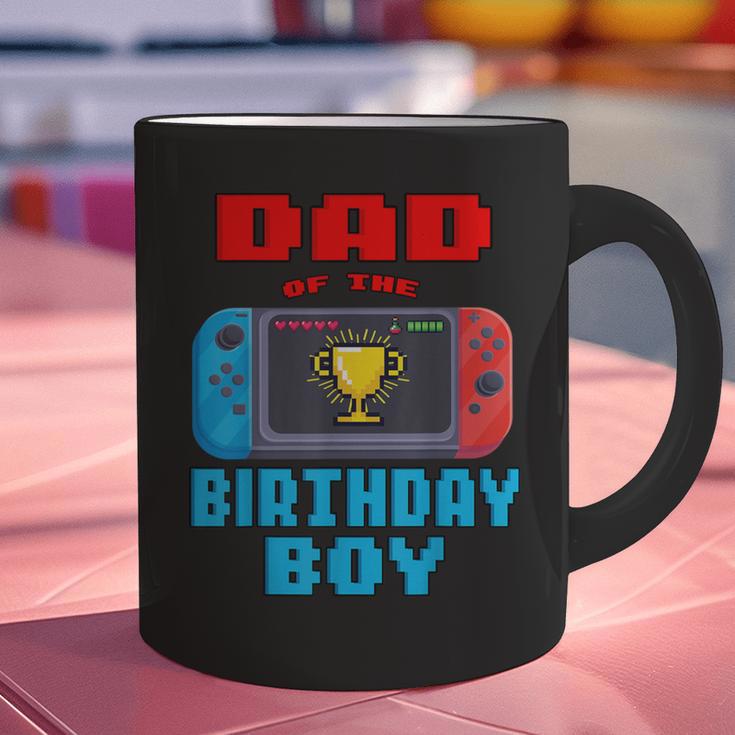 Dad Of The Birthday Boy Video Games Theme Bday Matching Graphic Print Coffee Mug