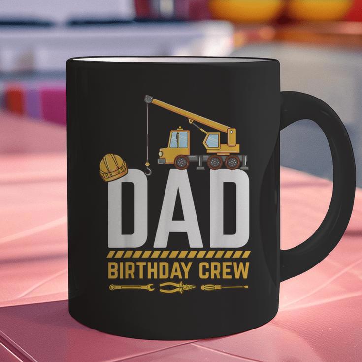 Dad Birthday Crew Construction Graphic Print Coffee Mug