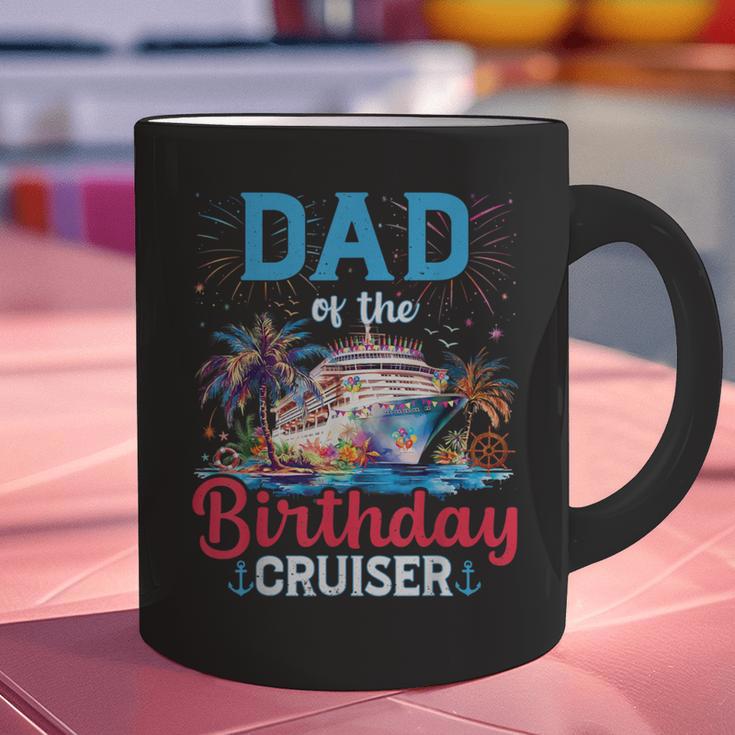 Dad Of The Birthday Cruiser Cruise Birthday Graphic Print Coffee Mug