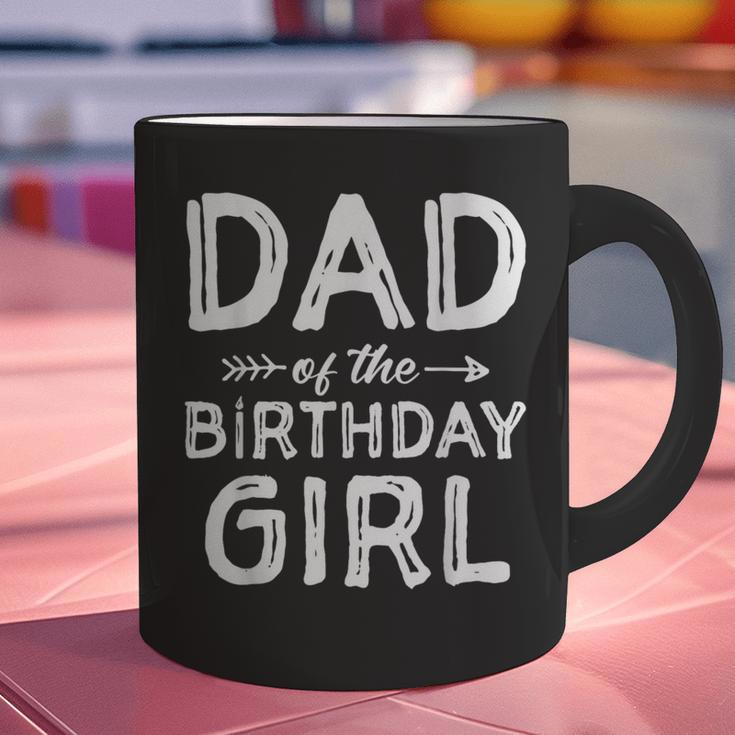Dad Of The Birthday Girl Father's Day Men Graphic Print Coffee Mug