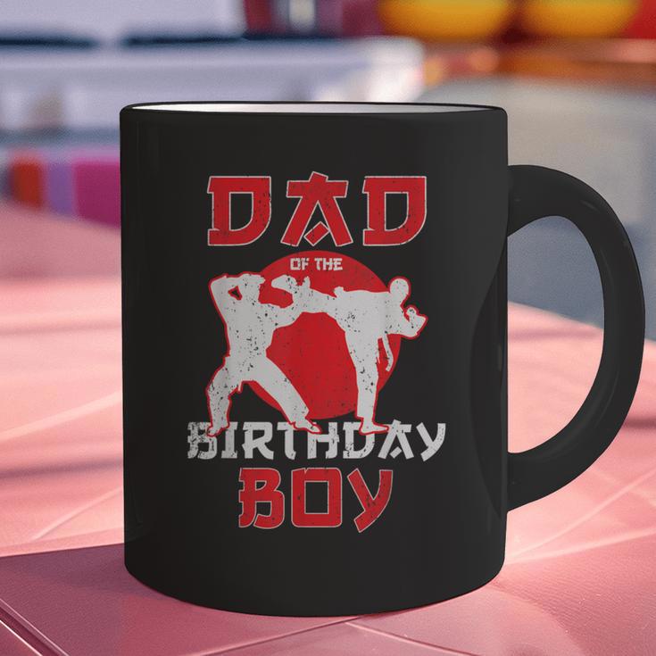 Dad Of The Birthday Karate Taekwondo Boy Martial Arts Graphic Print Coffee Mug