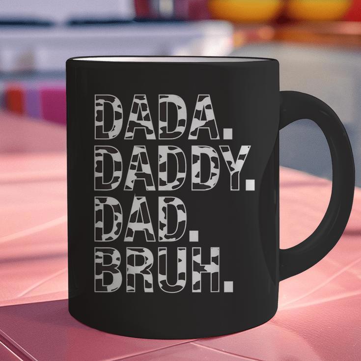 Dad Dada Daddy Bruh Papa Cow Daddy Love Cows Dad Cow Print Graphic Print Coffee Mug