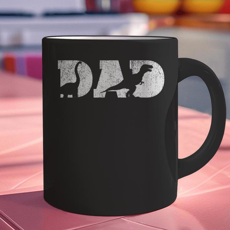 Dad Dinosaur Saurus Boys Girls Fathers Day Idea Graphic Print Coffee Mug