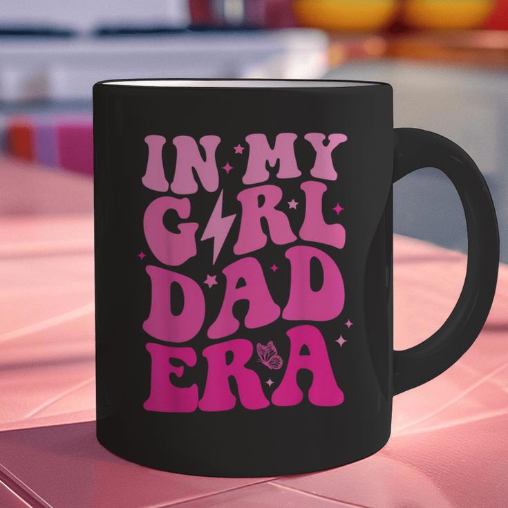 In My Dad Era Girl Groovy Retro Papa Fathers Day Graphic Print Coffee Mug