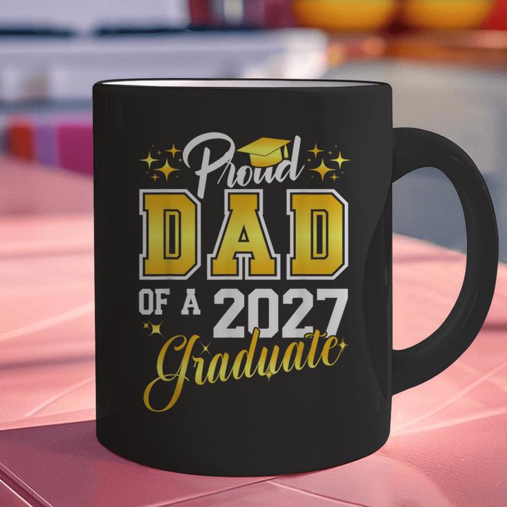 Dad Graduation Senior 2027 Proud Dad Of a 2027 Graduate Graphic Print Coffee Mug