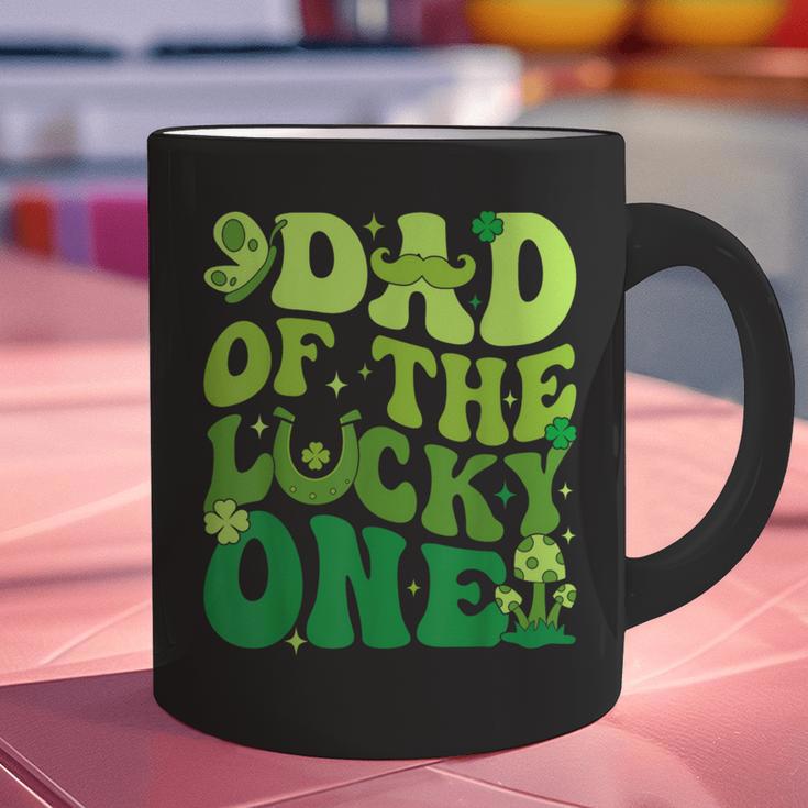 Dad Of The Lucky One Saint Patrick's Day Children Birthday Graphic Print Coffee Mug