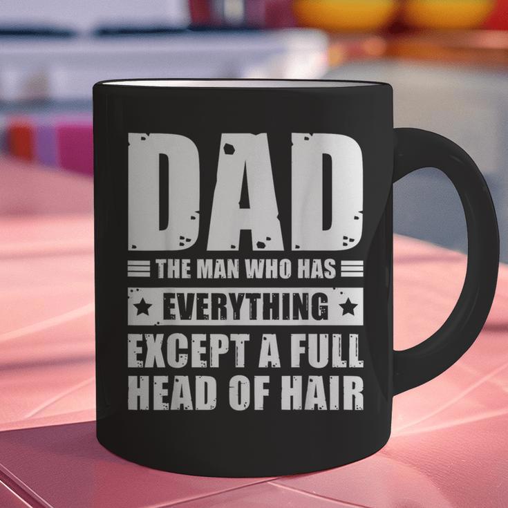 Dad The Man Who Has Everything But Hair Father's Day Graphic Print Coffee Mug