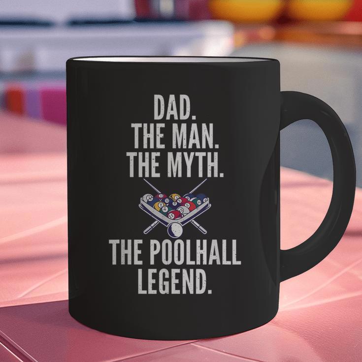 Dad The Man The Myth The Poolhall Legend Pool Billiards Dad Graphic Print Coffee Mug Dad The Man The Myth The Poolhall Legend Pool Billiards Dad Graphic Print Coffee Mug