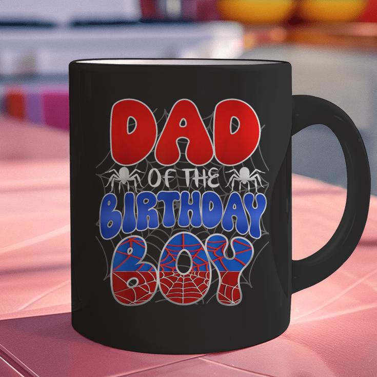 Dad And Mom Birthday Boy Spider Family Matching Graphic Print Coffee Mug