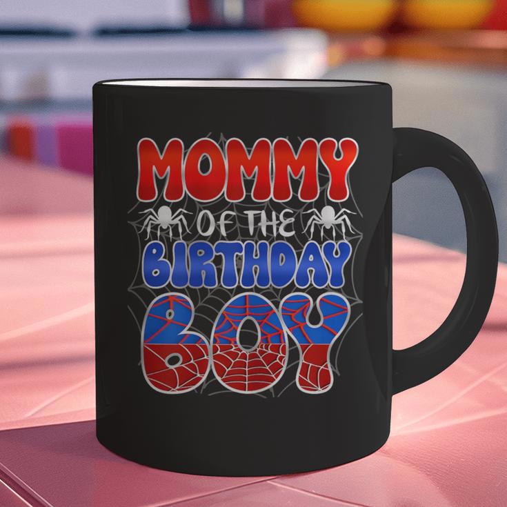 Dad And Mom Mommy Birthday Boy Spider Family Matching Graphic Print Coffee Mug Dad And Mom Mommy Birthday Boy Spider Family Matching Graphic Print Coffee Mug