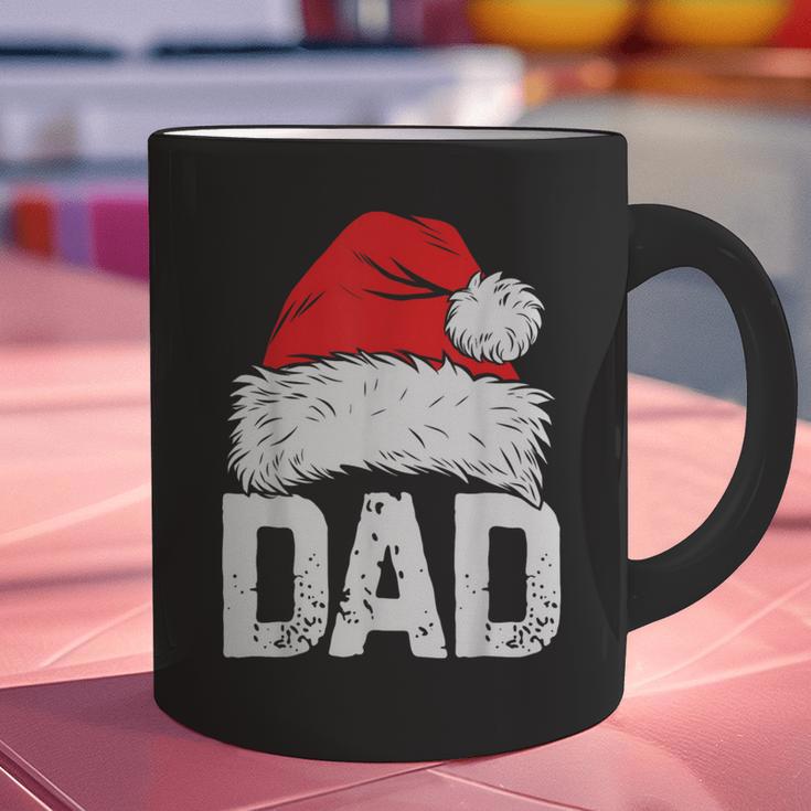 Dad Santa Christmas Family Matching Pajamas Papa Xmas Father Short Sleeve Graphic Print Coffee Mug