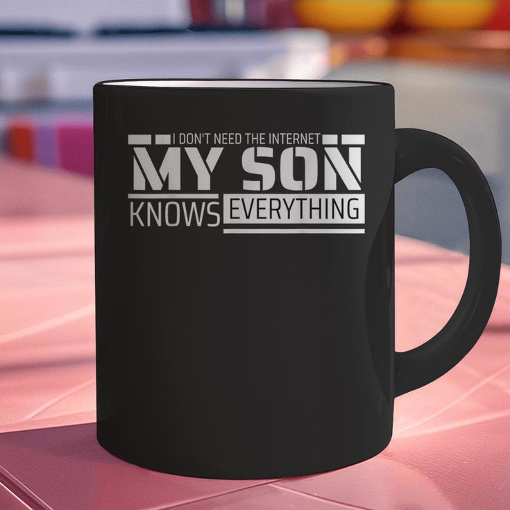 Dad Shirt From Son Men Fathers Day Dad Graphic Print Coffee Mug