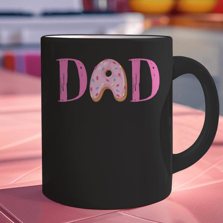 Dad Of The Sweet One Birthday Donut Girl 1st Birthday Graphic Print Coffee Mug