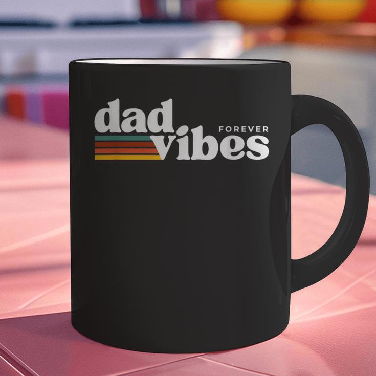 Dad-Vibes Forever Father Retro Vintage Graphic Print Coffee Mug