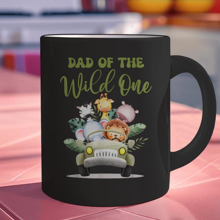 Dad Of The Wild One 1st Birthday Safari Family Matching Graphic Print Coffee Mug