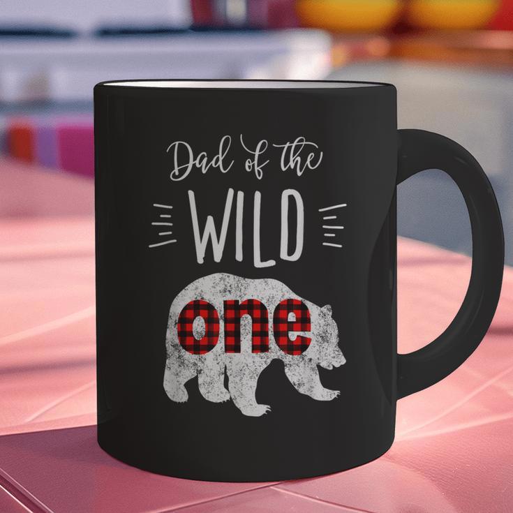 Dad Of The Wild One Shirt Bear Lumberjack 1st Birthday Tee Graphic Print Coffee Mug