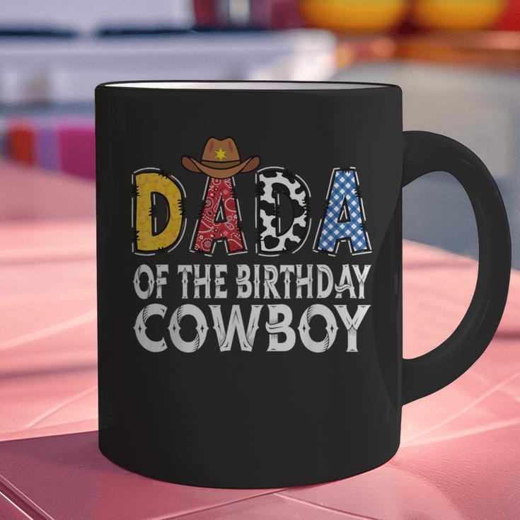 Dada 1st Birthday Cowboy Western Dada Birthday Boy Graphic Print Coffee Mug