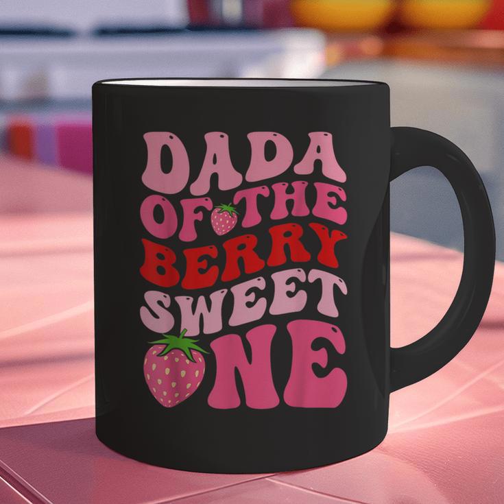 Dada Of The Berry Sweet One Strawberry First Birthday Graphic Print Coffee Mug Dada Of The Berry Sweet One Strawberry First Birthday Graphic Print Coffee Mug