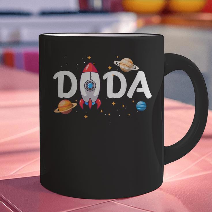 Dada Of The Birthday Boy Space Astronaut 1st Birthday Family Graphic Print Coffee Mug