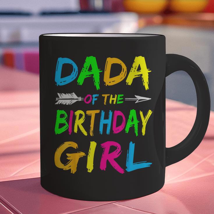 Dada Of The Birthday Girl Retro 80's Party Shirt Graphic Print Coffee Mug